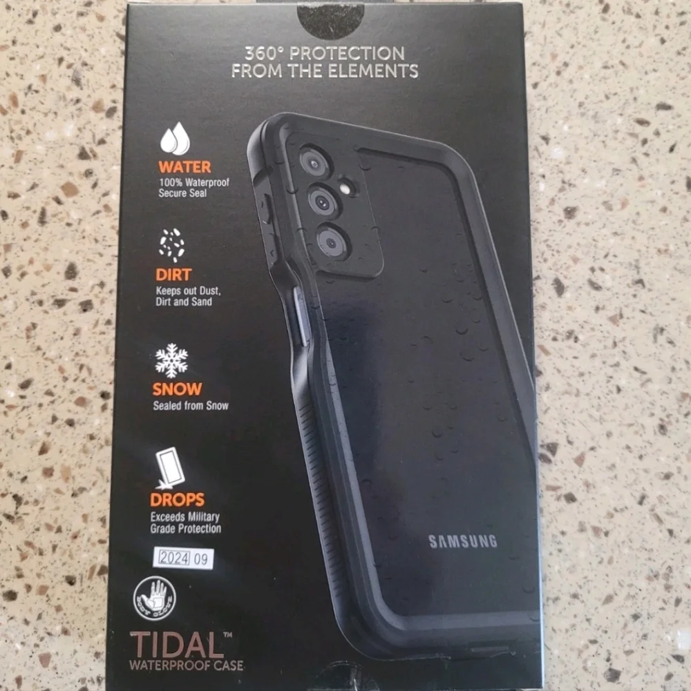Body Glove Samsung Galaxy A25 5G Tidal 100% Waterproof Black Cellphone Case NEW